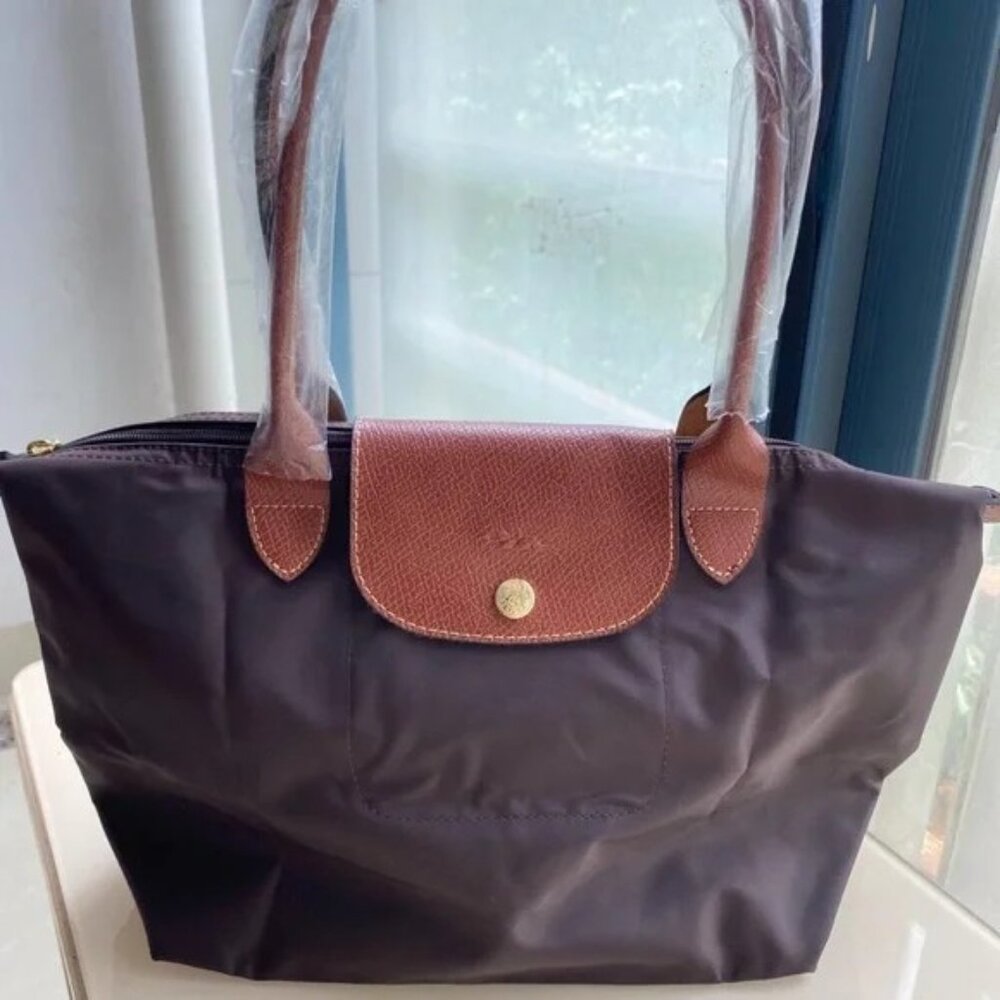 Longchamp women's brown medium tote bag